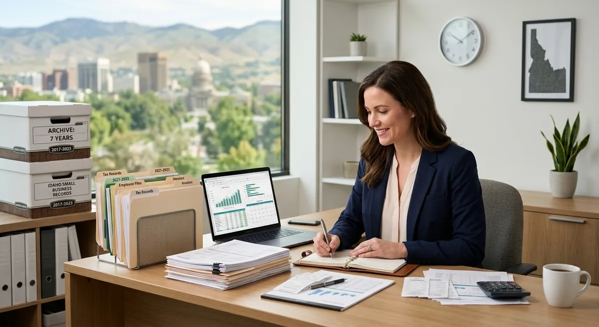 Featured illustration for How Long To Keep Business Records Idaho: A Guide